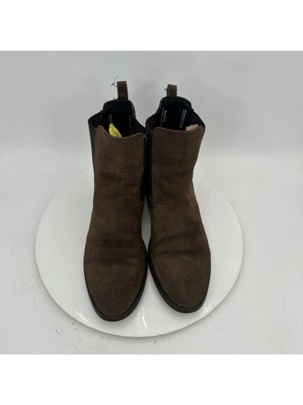 Thursday Boot Co Women Size 8 Brown Suede Leather Side Elastic Chelsea Boot - Picture 3 of 11